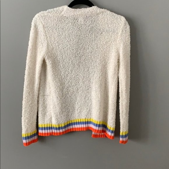 Cat & Jack Open Cardigan Cream Girls Large - Picture 3 of 6